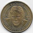 1997 Pinnacle Mint - Coins Brass #01 Brett Favre Front