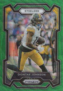 2023 Panini Prizm - Green Wave #247 Diontae Johnson Front