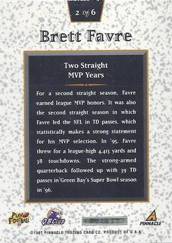 1997 Pinnacle Mint - Commemorative Cards #2 Brett Favre Back