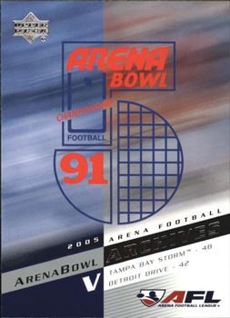 2005 Upper Deck AFL - ArenaBowl Archives #AB5 Arena Bowl V Front