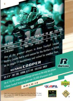 2005 Upper Deck AFL - Gold #1 Hunkie Cooper Back