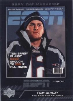 2005 Upper Deck ESPN - ESPN The Magazine Covers #TM-6 Tom Brady Front