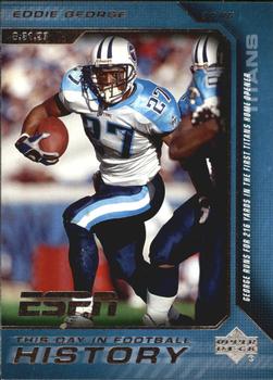 2005 Upper Deck ESPN - This Day in Football History #8 Eddie George Front