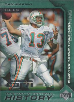 2005 Upper Deck ESPN - This Day in Football History #11 Dan Marino Front