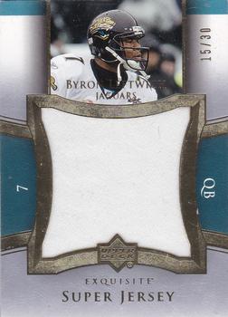 2005 Upper Deck Exquisite Collection - Super Jersey Gold #SJ-BL Byron Leftwich Front