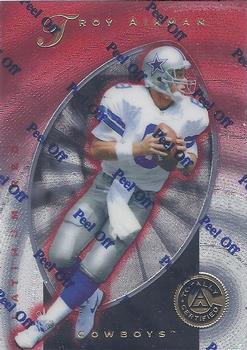 1997 Pinnacle Totally Certified #6 Troy Aikman Front