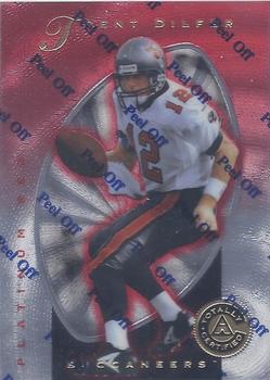 1997 Pinnacle Totally Certified #32 Trent Dilfer Front