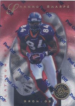 1997 Pinnacle Totally Certified #33 Shannon Sharpe Front