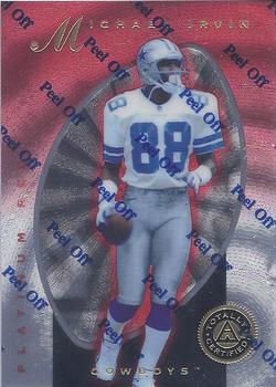 1997 Pinnacle Totally Certified #42 Michael Irvin Front