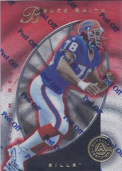 1997 Pinnacle Totally Certified #50 Bruce Smith Front