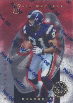 1997 Pinnacle Totally Certified #58 Eric Metcalf Front
