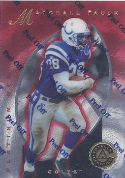 1997 Pinnacle Totally Certified #94 Marshall Faulk Front