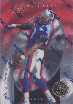 1997 Pinnacle Totally Certified #104 Ben Coates Front