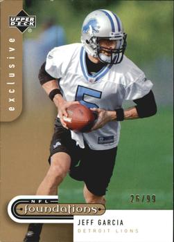 2005 Upper Deck Foundations - Exclusive Gold #32 Jeff Garcia Front