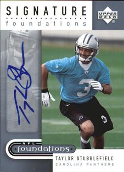 2005 Upper Deck Foundations - Signature Foundations Silver #SF-TS Taylor Stubblefield Front