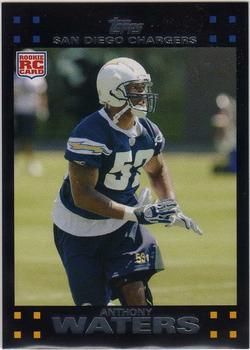 2007 Topps - San Diego Chargers #1 Anthony Waters Front