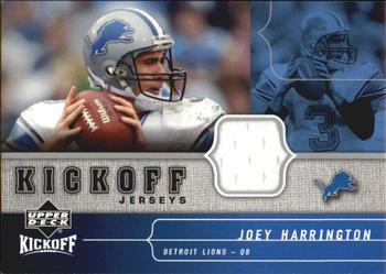 2005 Upper Deck Kickoff - Game Jerseys #KJ-JH Joey Harrington Front