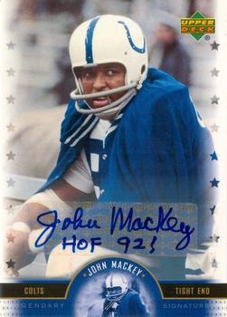 2005 Upper Deck Legends - Legendary Signatures #LS-JY John Mackey Front
