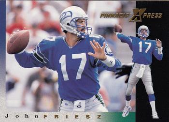 1997 Pinnacle X-Press #93 John Friesz Front