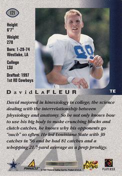 1997 Pinnacle X-Press #121 David LaFleur Back