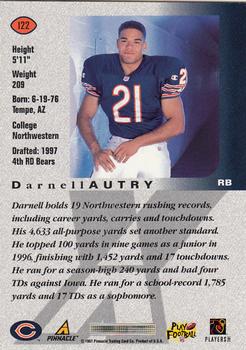 1997 Pinnacle X-Press #122 Darnell Autry Back