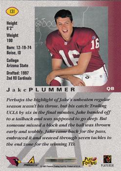 1997 Pinnacle X-Press #131 Jake Plummer Back
