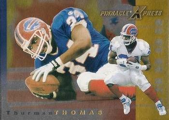1997 Pinnacle X-Press - Autumn Warriors #67 Thurman Thomas Front