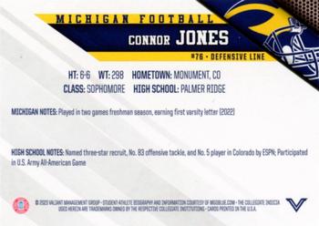 2023 Valiant Michigan Wolverines #NNO Connor Jones Back