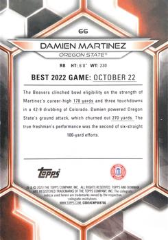 2023 Bowman Best University - Red Refractor #66 Damien Martinez Back