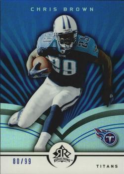 2005 Upper Deck Reflections - Blue #97 Chris Brown Front