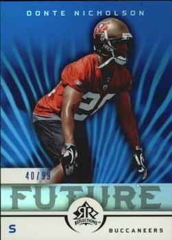 2005 Upper Deck Reflections - Blue #256 Donte Nicholson Front
