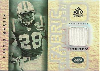 2005 Upper Deck Reflections - Fabric Reflections #FR-CM Curtis Martin Front