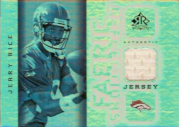 2005 Upper Deck Reflections - Fabric Reflections #FR-JR Jerry Rice Front