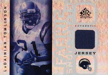 2005 Upper Deck Reflections - Fabric Reflections #FR-LT LaDainian Tomlinson Front