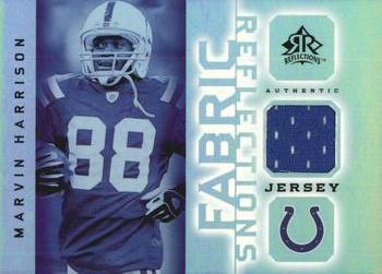 2005 Upper Deck Reflections - Fabric Reflections #FR-MH Marvin Harrison Front