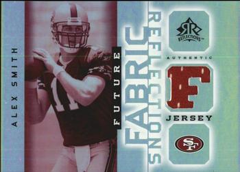 2005 Upper Deck Reflections - Future Fabric Reflections #FFR-AS Alex Smith Front