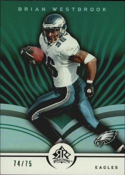 2005 Upper Deck Reflections - Green #74 Brian Westbrook Front