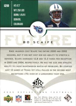 2005 Upper Deck Reflections - Green #128 Bo Scaife Back