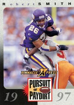 1997 Pinnacle X-Press - Pursuit of Paydirt Base Players #NNO Robert Smith Front