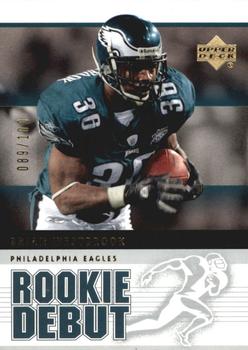 2005 Upper Deck Rookie Debut - Gold SN100 #75 Brian Westbrook Front