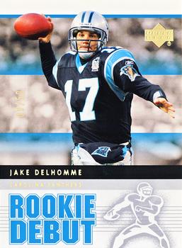 2005 Upper Deck Rookie Debut - Gold Spectrum #14 Jake Delhomme Front