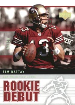 2005 Upper Deck Rookie Debut - Gold Spectrum #83 Tim Rattay Front