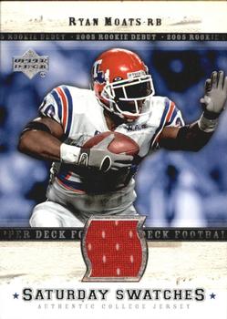 2005 Upper Deck Rookie Debut - Saturday Swatches #SA-RM Ryan Moats Front