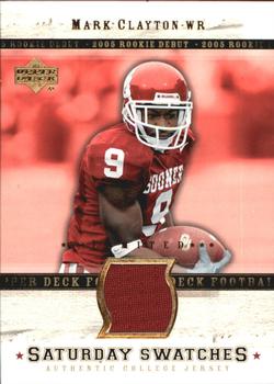 2005 Upper Deck Rookie Debut - Saturday Swatches Limited #SA-MC Mark Clayton Front
