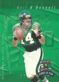 1997 Playoff First & Ten #13 Neil O'Donnell Front
