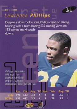 1997 Playoff First & Ten #16 Lawrence Phillips Back
