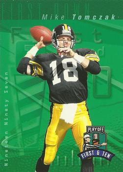 1997 Playoff First & Ten #18 Mike Tomczak Front