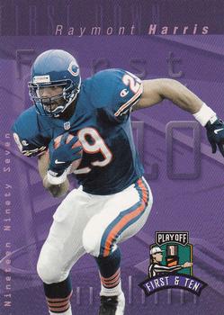 1997 Playoff First & Ten #35 Raymont Harris Front