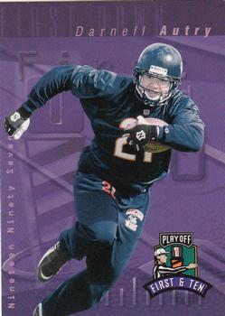 1997 Playoff First & Ten #38 Darnell Autry Front