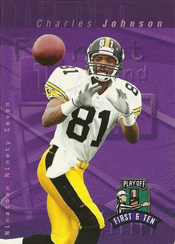 1997 Playoff First & Ten #47 Charles Johnson Front